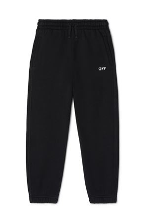 Off Stamp cotton track pants OFF WHITE KIDS | OBCH001C99FLE0031001